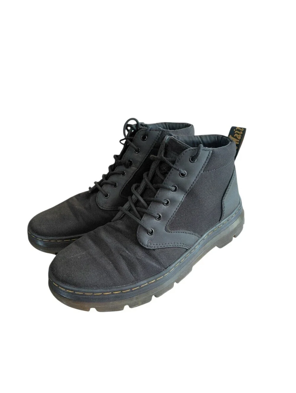 Dr. Martens Men's Black Lace Up Chukka Boots with Lug Sole Size 10 Bonny